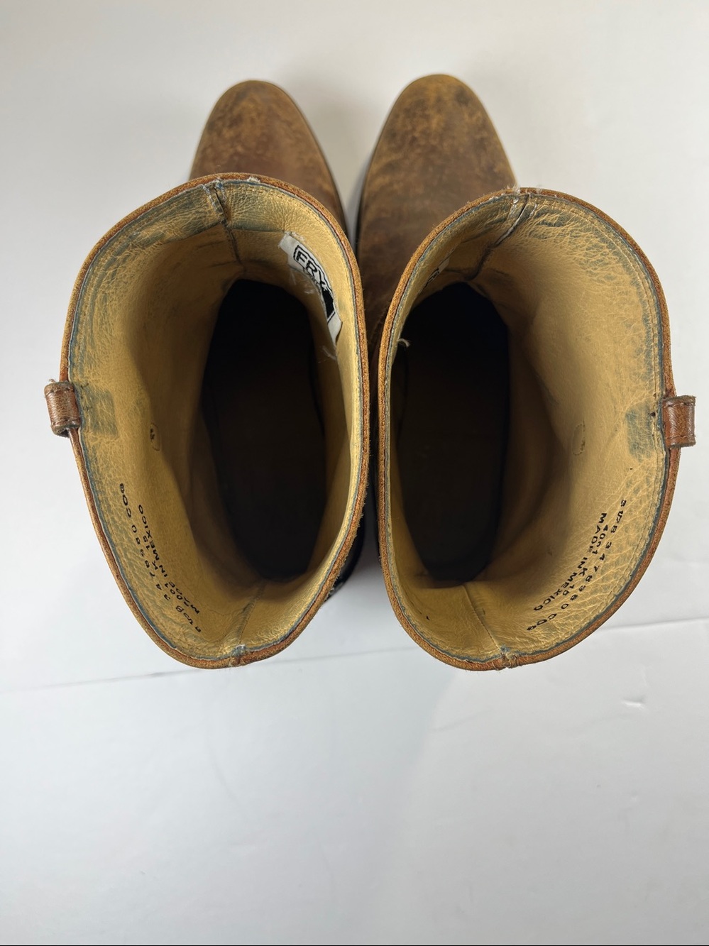 Frye Womens Brown Leather Short Boots Sz 8.5B - Picture 7 of 8